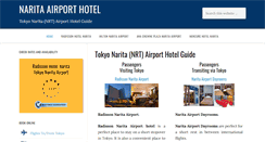Desktop Screenshot of naritaairporthotel.com